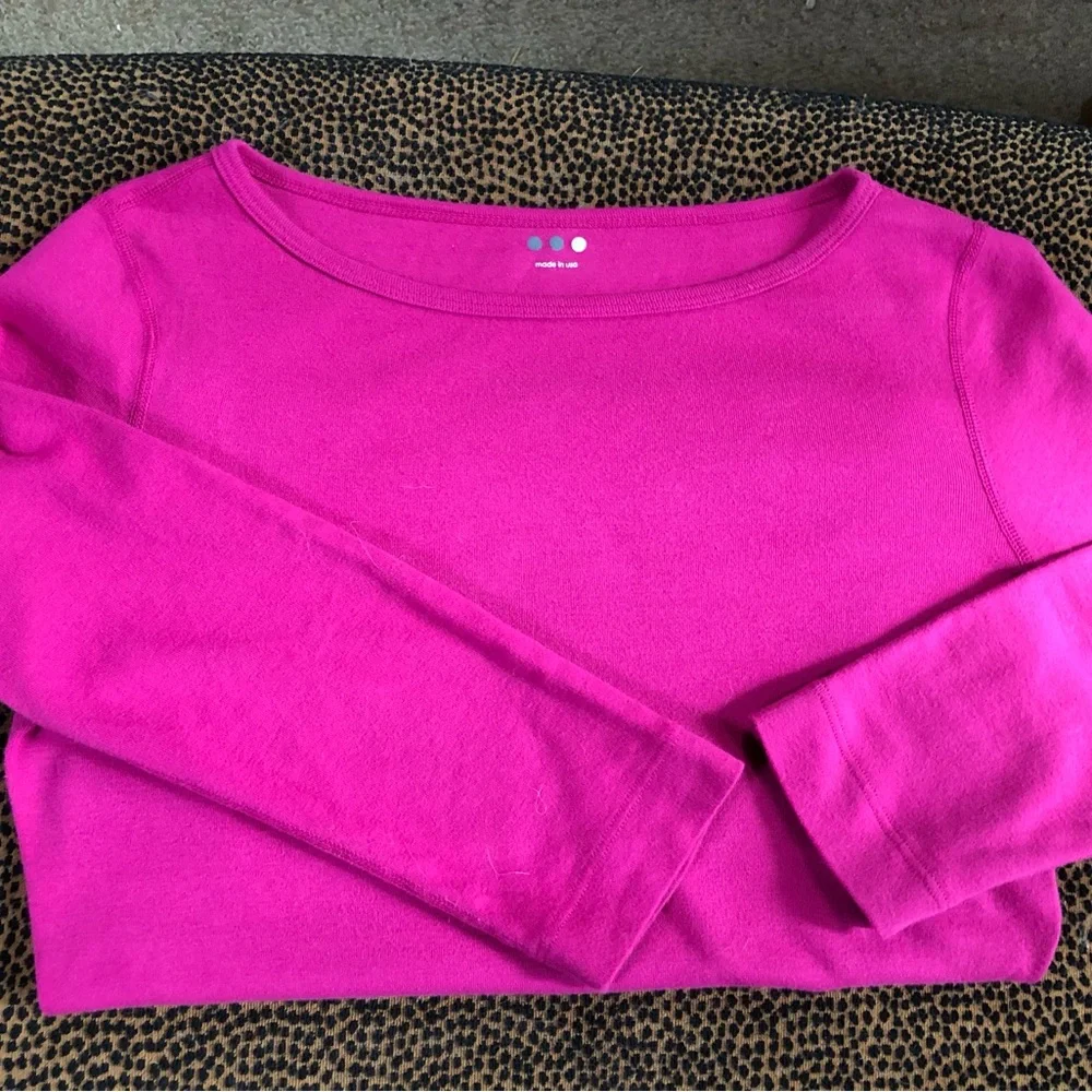 NWOT Gorgeous British boat neck T shirt, from 3 Dots! - Picture 5 of 11